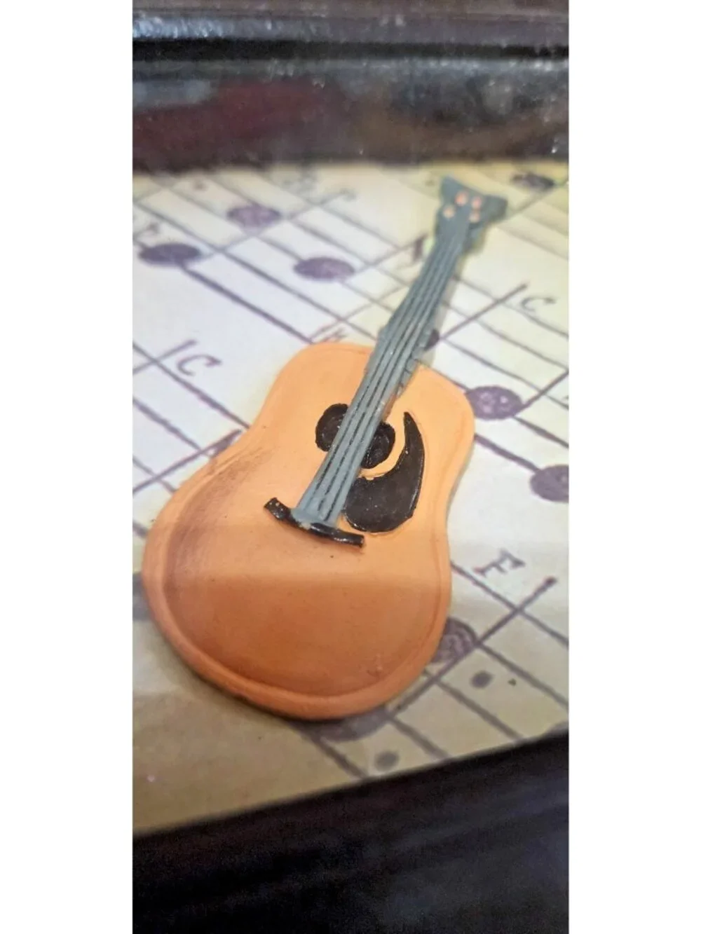Piano Guitar wooden wall Hanging Decor carved Wood Gallery Wall Music Room